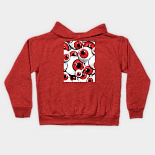 Red eyes Halloween witch Kids Hoodie